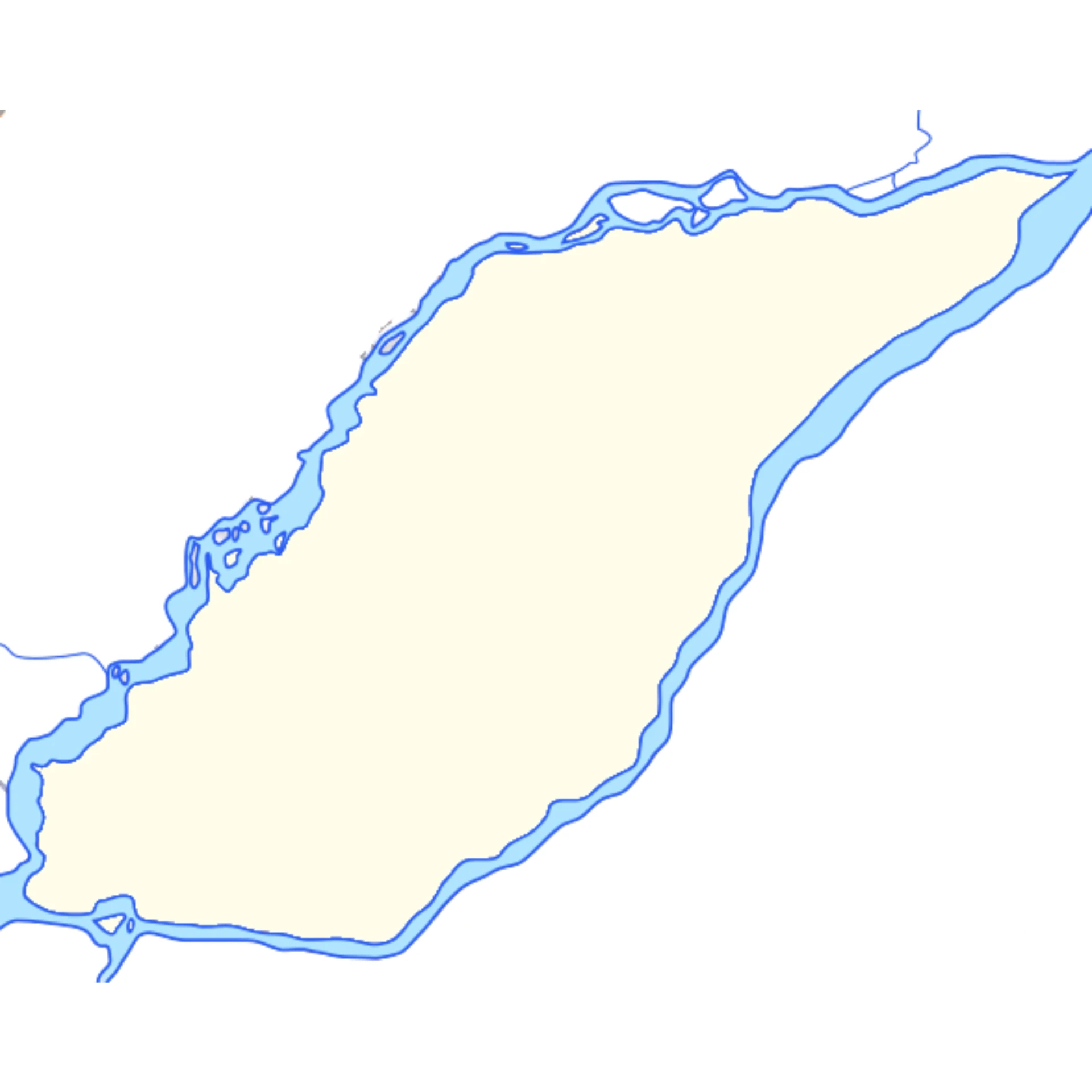 Carte illustrée de l’île de Laval, principale zone desservie par Entretien Loly pour l’entretien ménager résidentiel